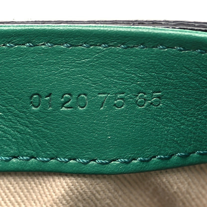 Chloe Calfskin Crocodile Embossed Mini C Double Carry Woodsy Green 7 of 10