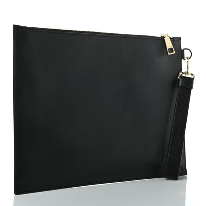 Versace Saffiano Barocco Print Wristlet Black 3 of 6