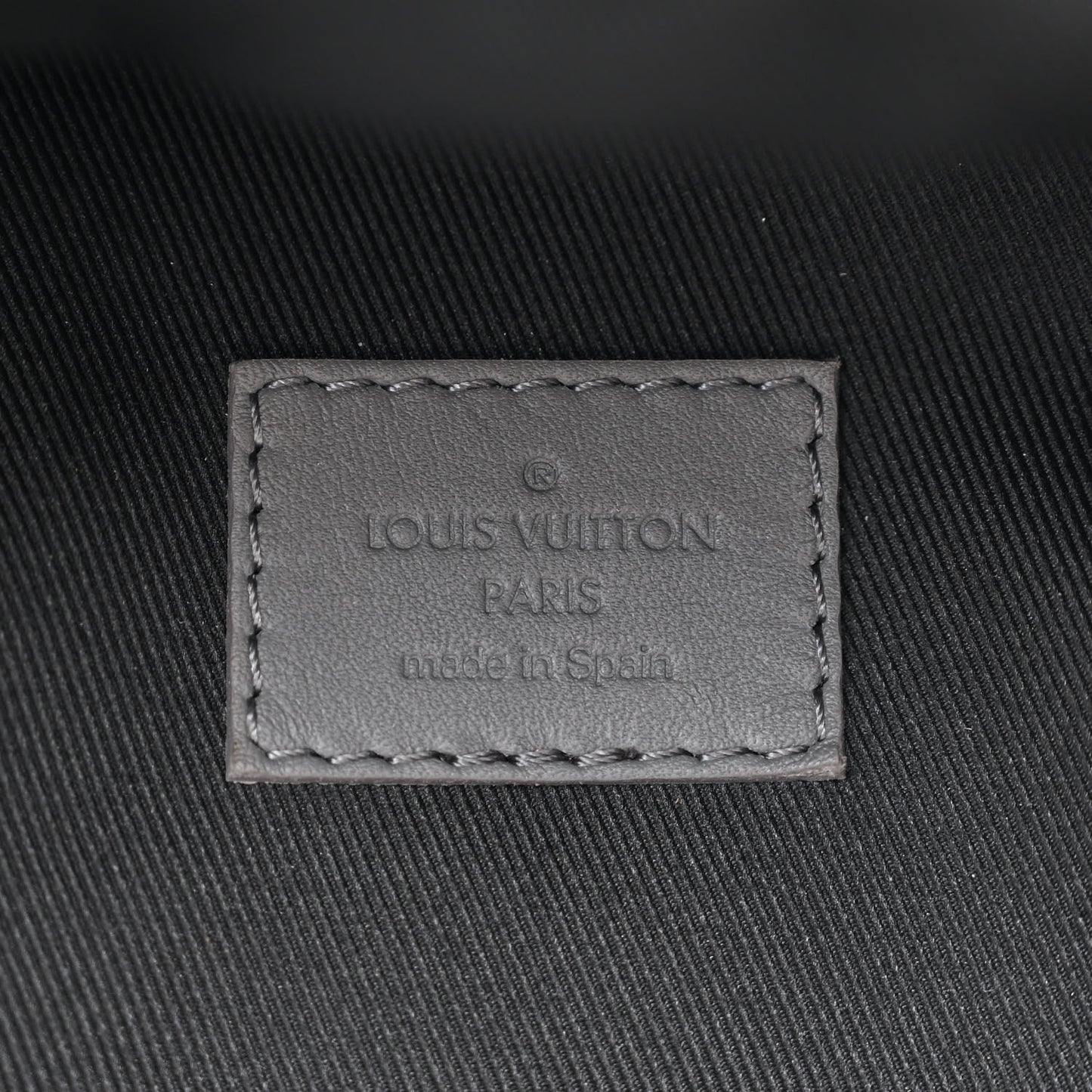 Calfskin Monogram Racer Backpack Grey