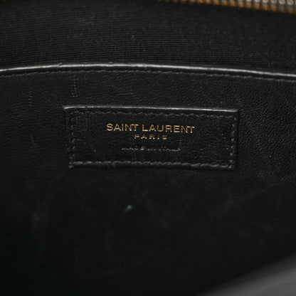 Saint Laurent Grain De Poudre Small Uptown Tote Black 6 of 13