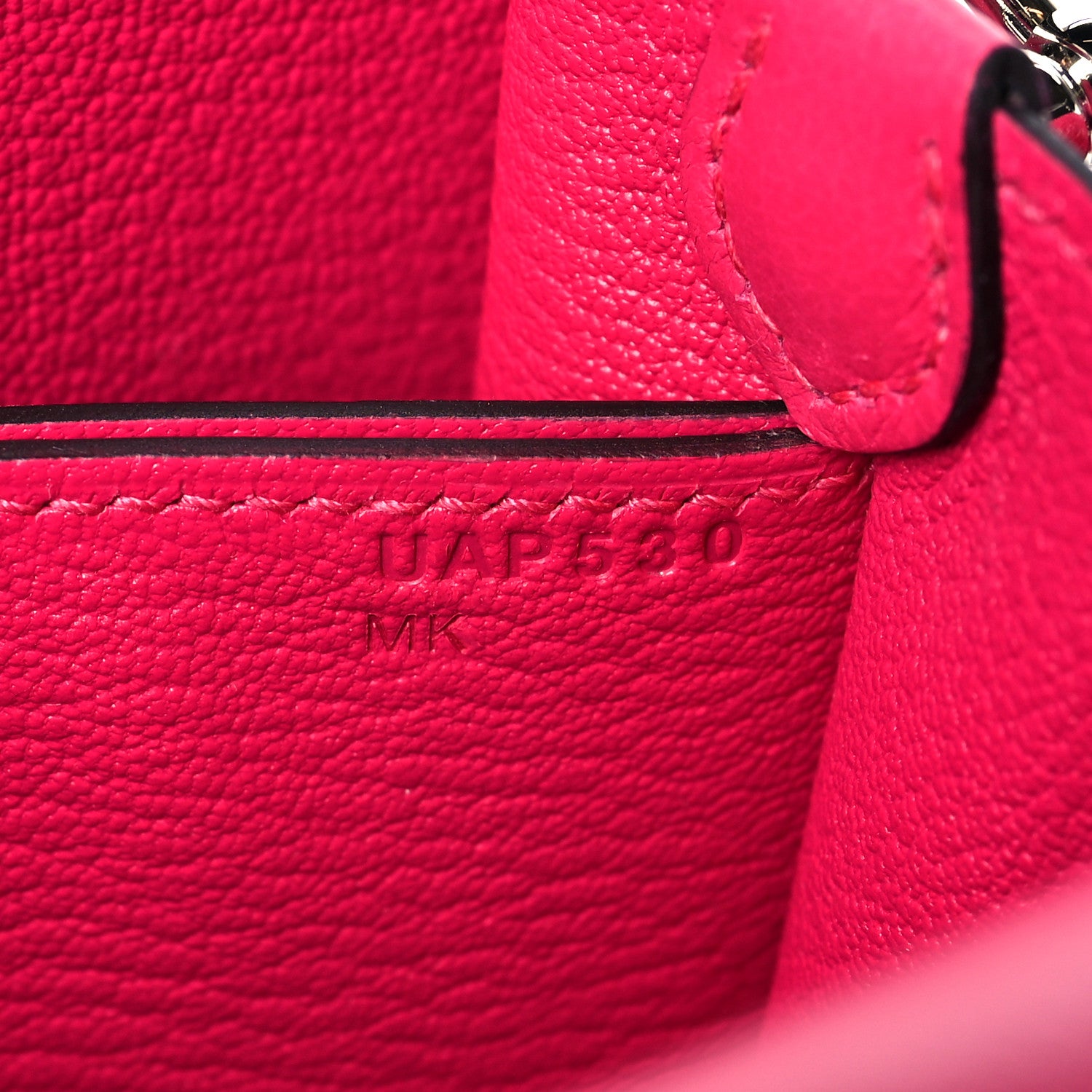 Hermes Evercolor Matte Alligator Mini Touch Sac Roulis Rose Mexico 6 of 9