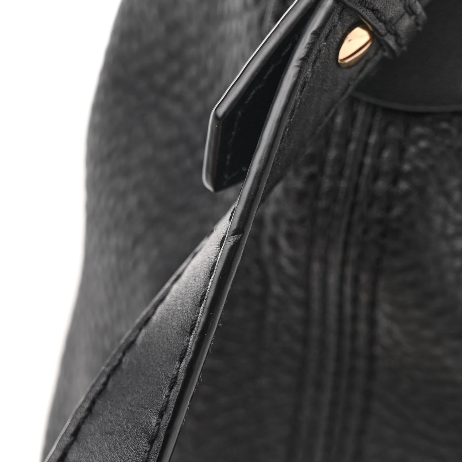 Burberry Grainy Calfskin Medium Check Ashby Hobo Black 18 of 18