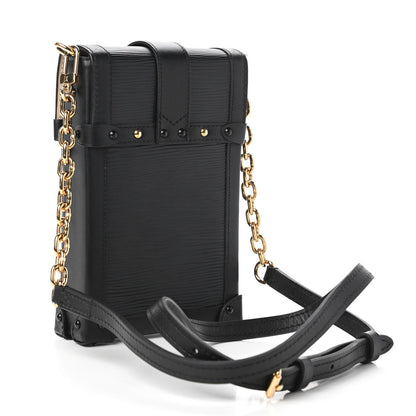 Louis Vuitton Epi Pochette Trunk Verticale Black 3 of 9