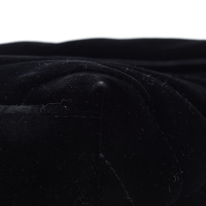 Saint Laurent Velvet Y Quilted Monogram Small Loulou Chain Satchel Black 10 of 12