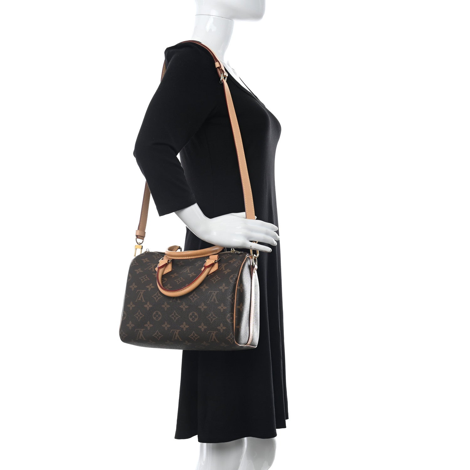 Louis Vuitton Monogram Speedy Bandouliere 25 3 of 14