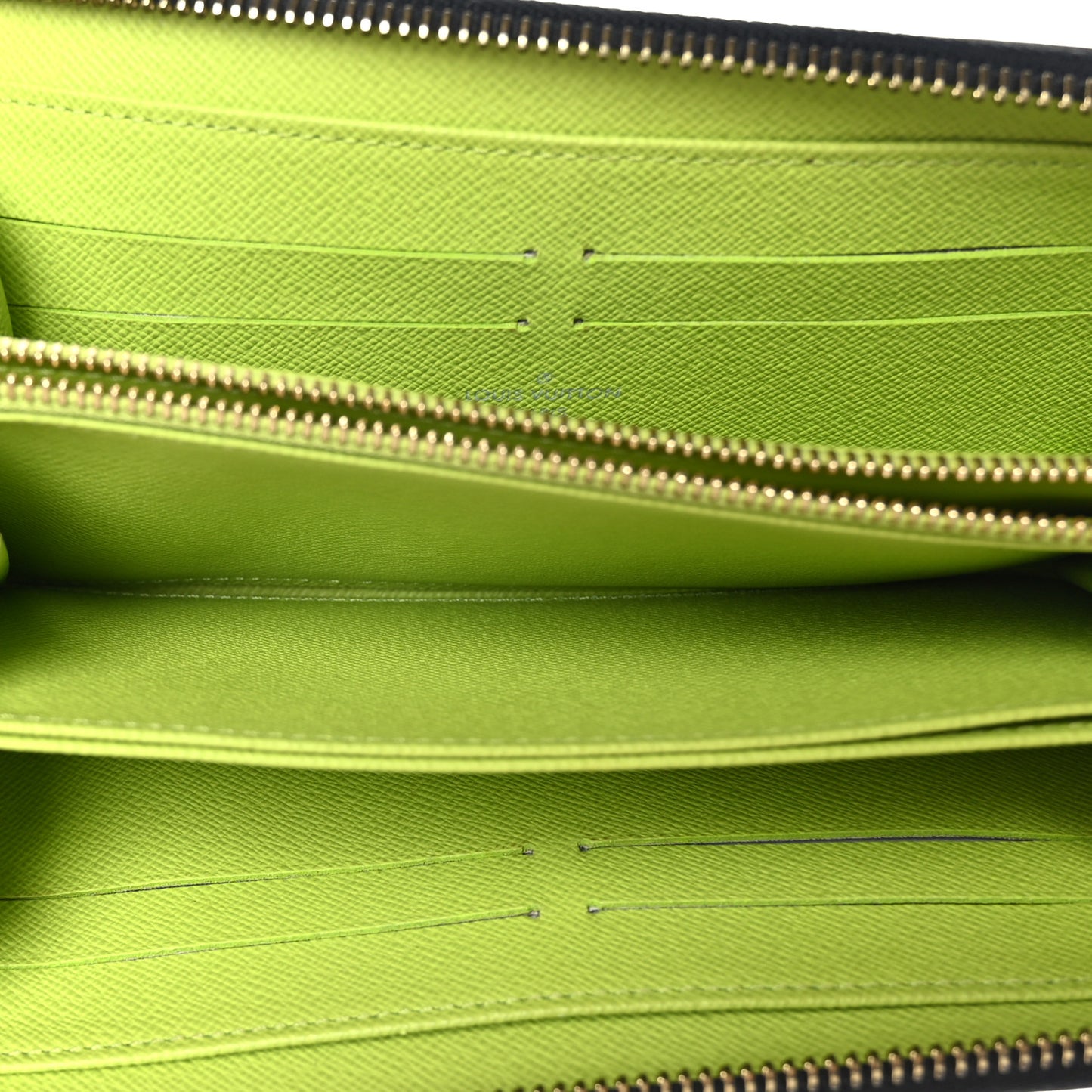 Monogram Multicolor Zippy Wallet Black Pistachio