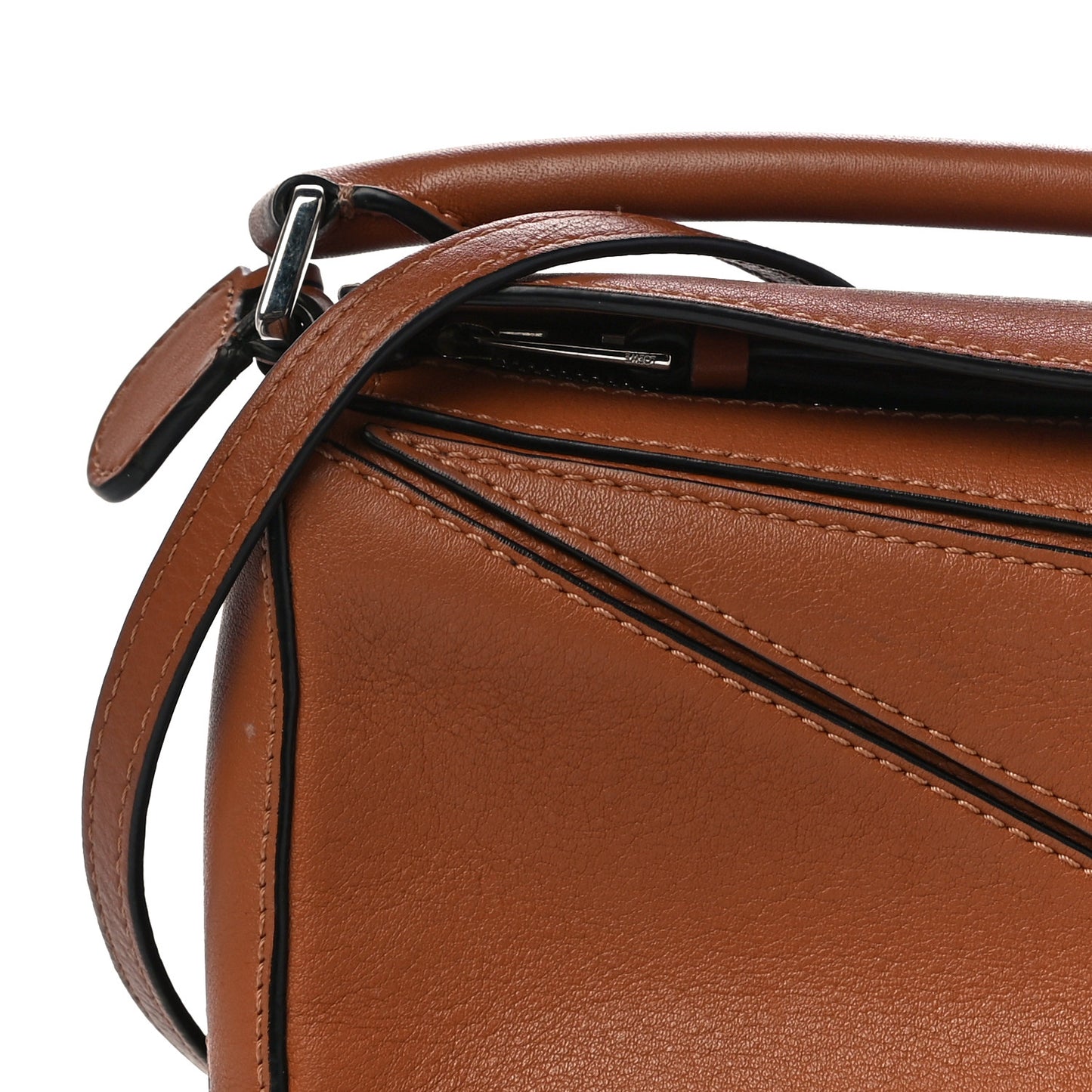 Calfskin Mini Puzzle Bag Tan