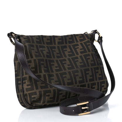 Fendi Zucca Cuoio Lucido Chef Crossbody Bag Tobacco Moro 2 of 9