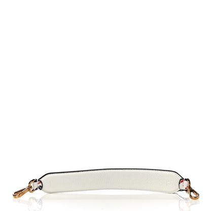Fendi X FILA Calfskin Mania Mini Strap You White 2 of 7