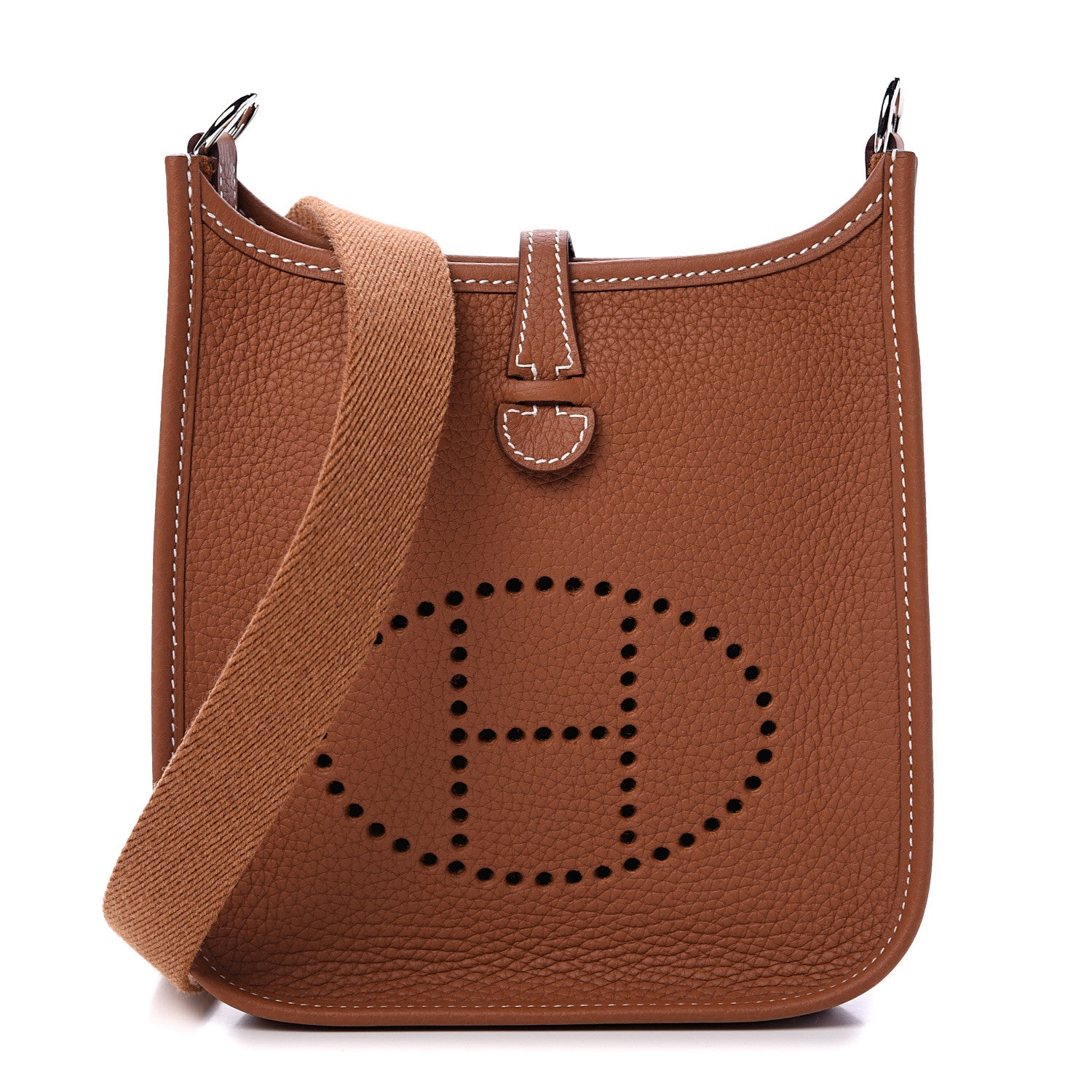 Hermes Taurillon Clemence Evelyne TPM Gold 1 of 10