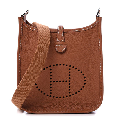 Hermes Taurillon Clemence Evelyne TPM Gold 1 of 10
