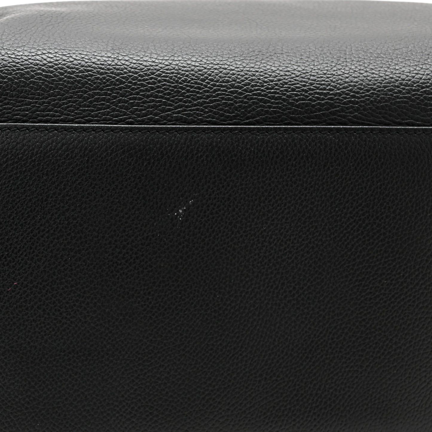 Calfskin Cerf Executive Shopper Tote Black