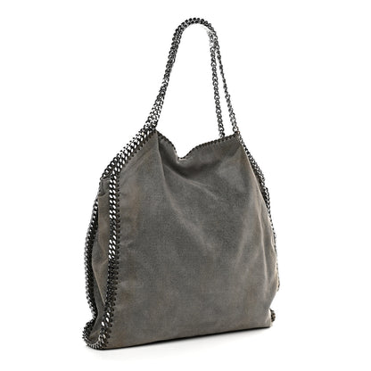 Stella McCartney Shaggy Deer Big Falabella Tote Grey 3 of 9