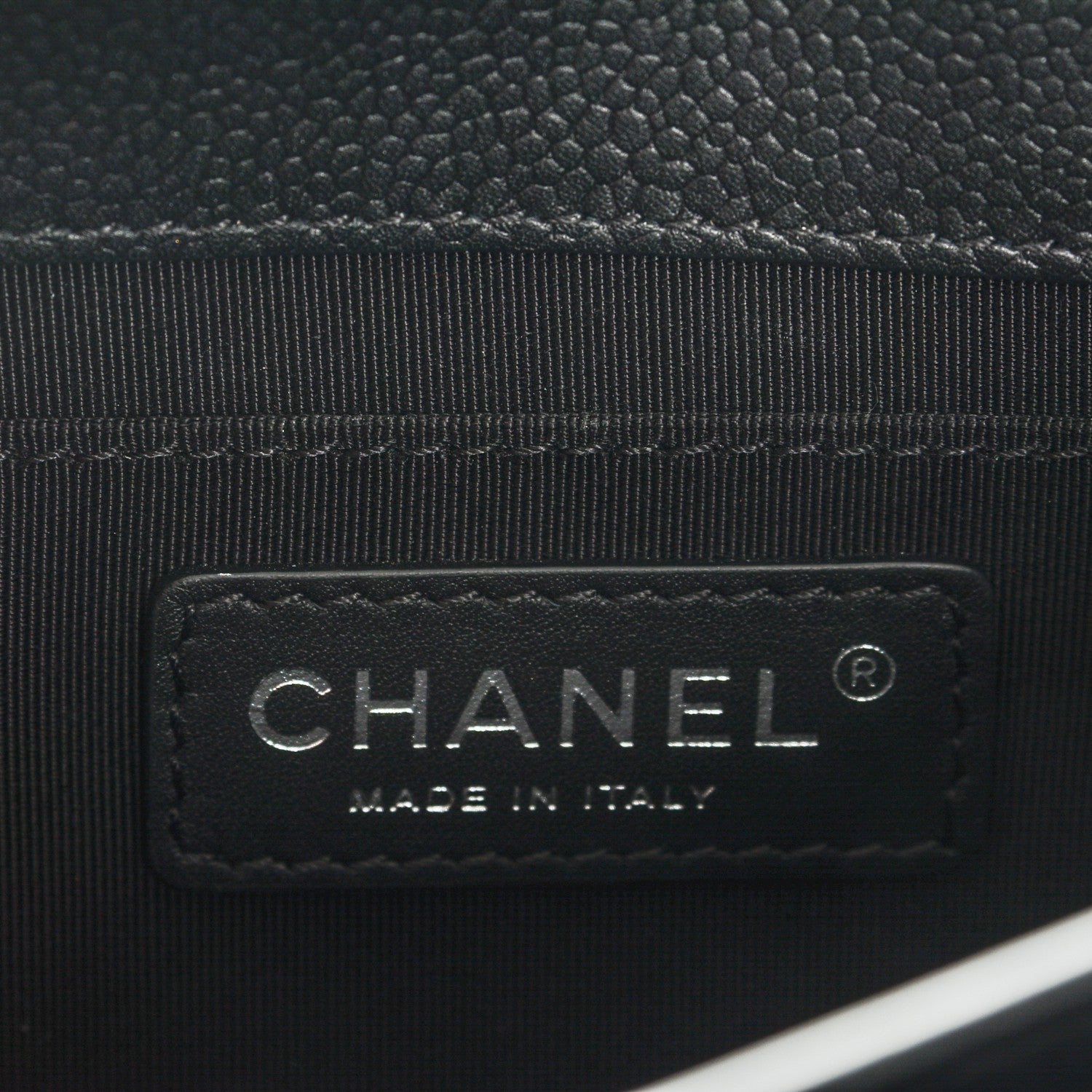 Chanel Caviar Quilted CC Box Flap Black 7 of 9