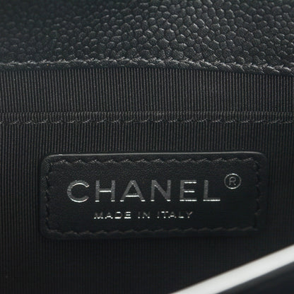 Chanel Caviar Quilted CC Box Flap Black 7 of 9