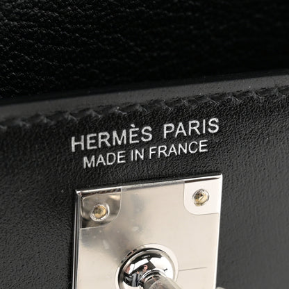 Hermes Box Kelly En Desordre Sellier 20 Black 7 of 12
