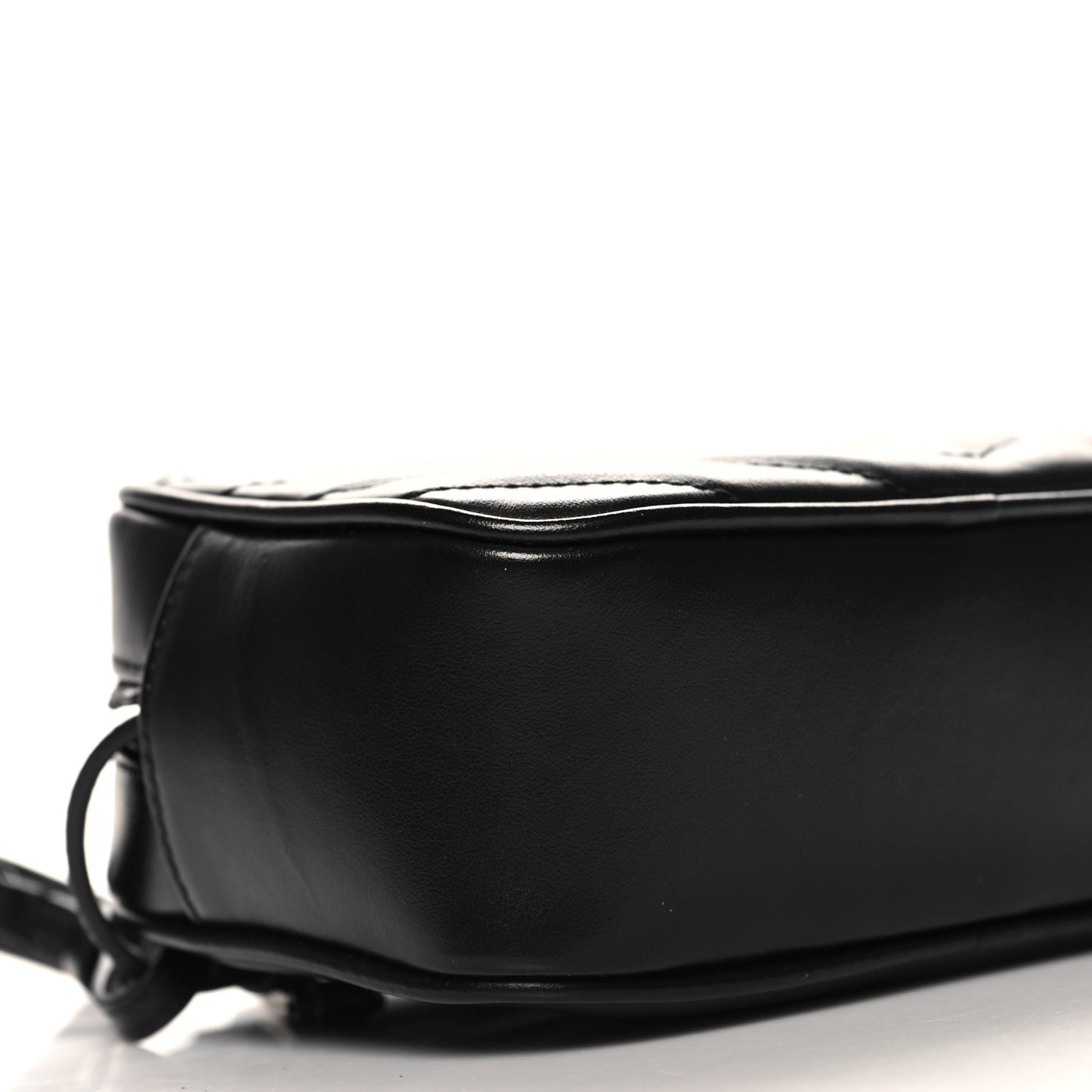 Calfskin Matelasse Monogram Lou Belt Bag Black