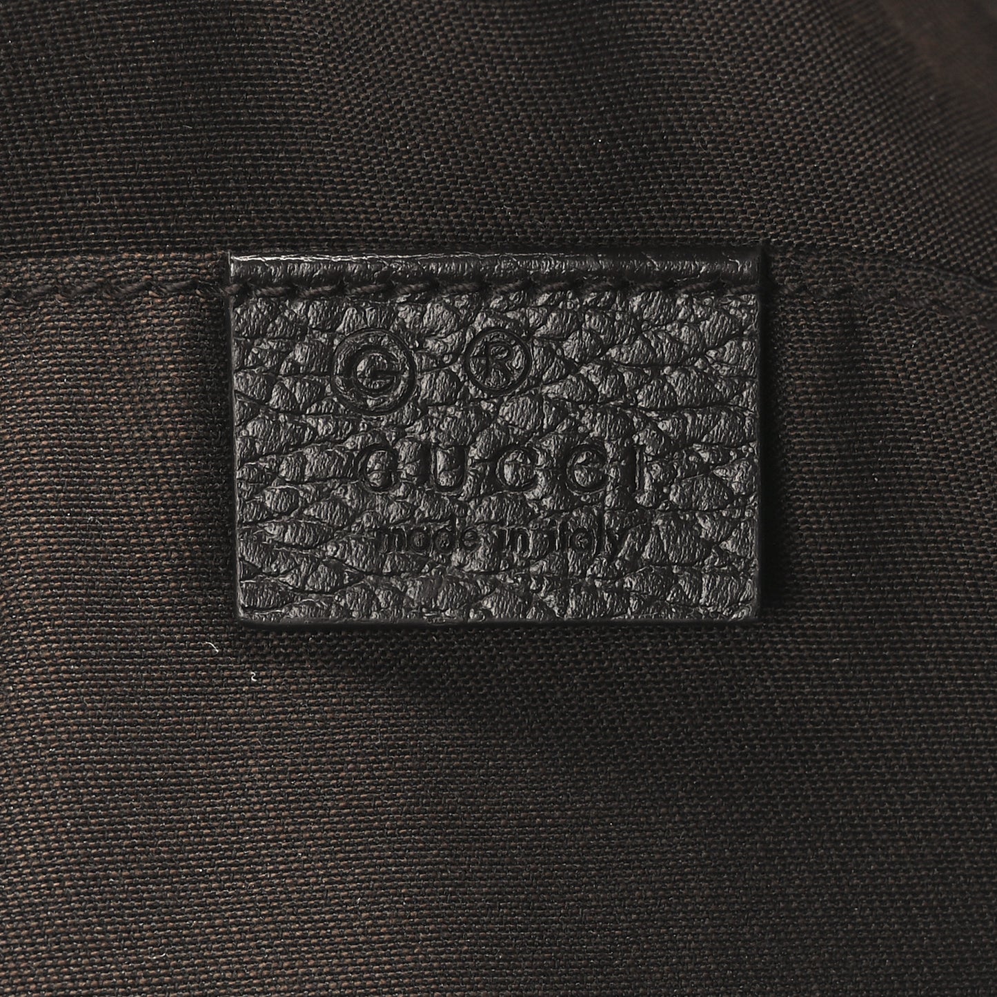 Monogram Belt Bag Dark Brown