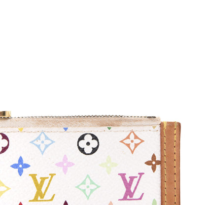 Louis Vuitton Monogram Multicolor Key Pouch White 6 of 6
