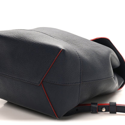 Louis Vuitton Soft Calfskin Lockme Backpack Marine Rouge 8 of 8