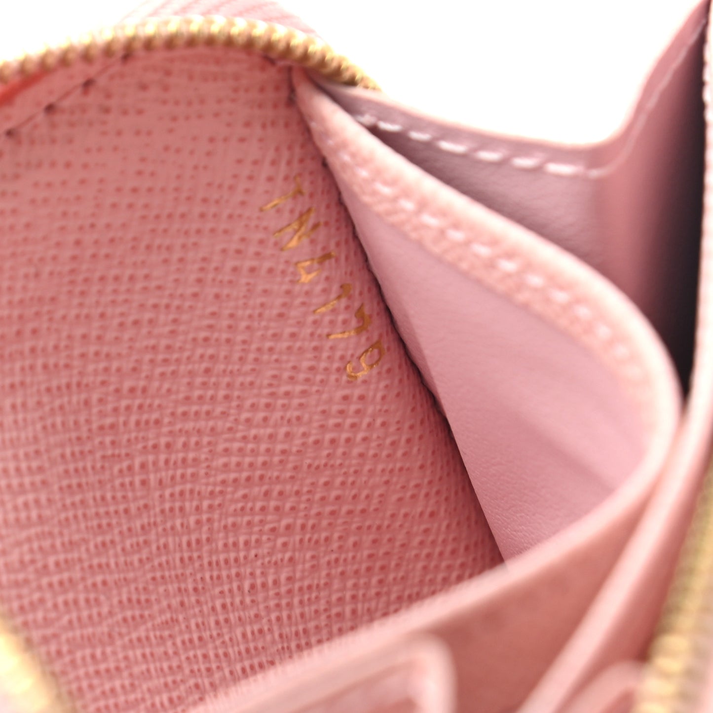 Damier Azur Zippy Coin Purse Rose Ballerine