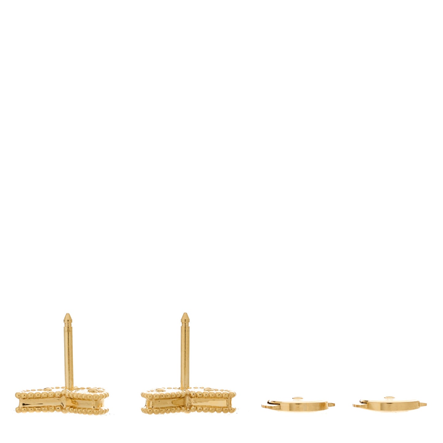 18K Yellow Gold Mother of Pearl Sweet Alhambra Butterfly Earrings