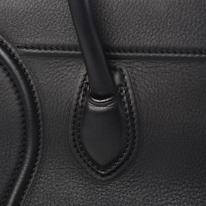 Celine Supple Calfskin Medium Phantom Luggage Black 13 of 22