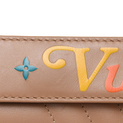 Louis Vuitton Calfskin New Wave Chain MM Noisette 11 of 13
