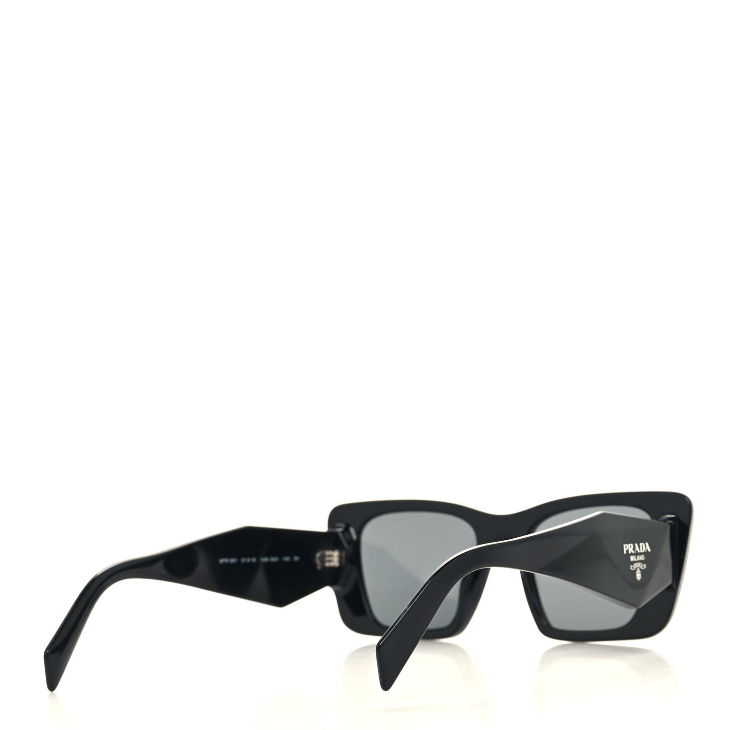 Prada Acetate Symbole Sunglasses SPR 08Y Black 4 of 7