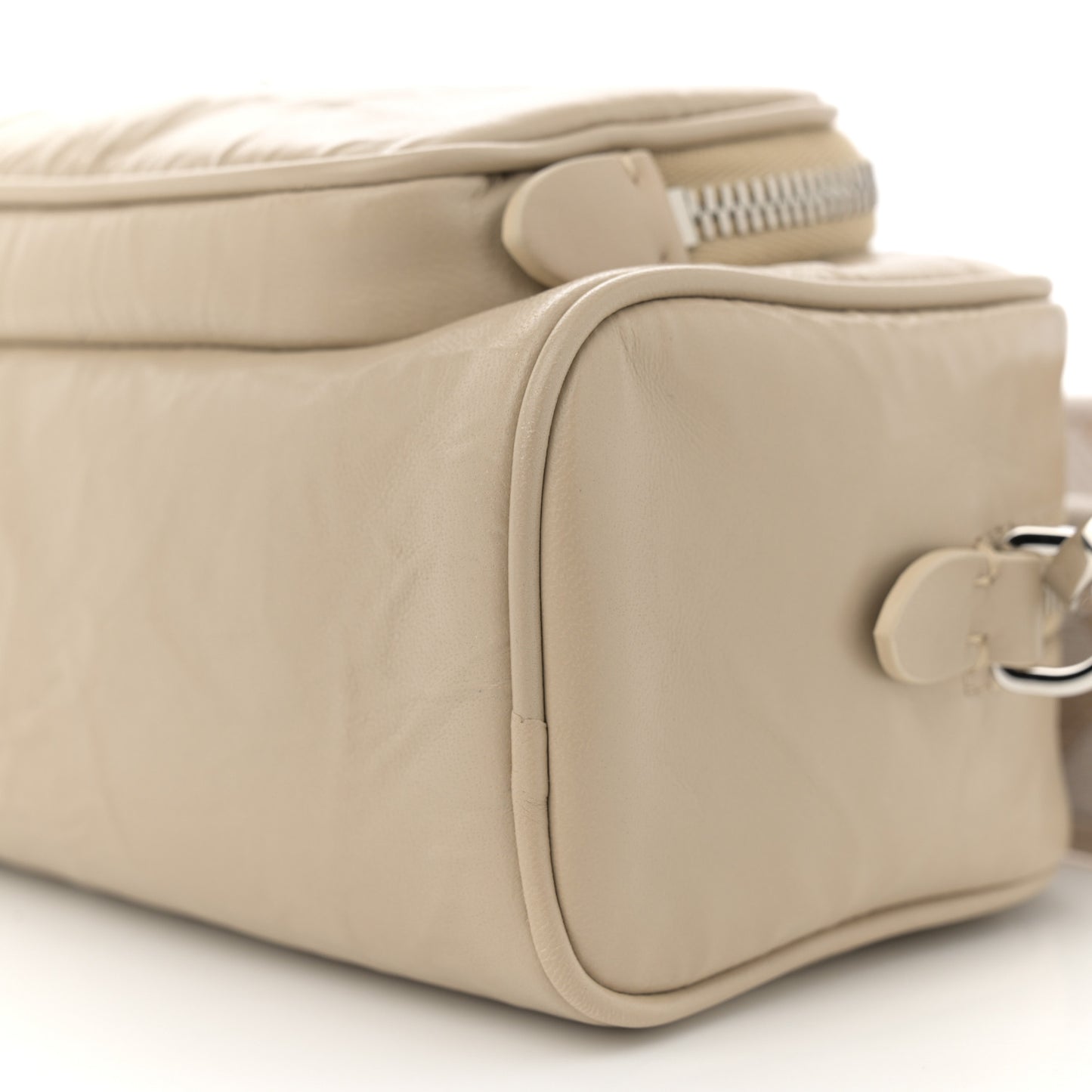 Nappa Antique Multi-Pocket Shoulder Bag Deserto