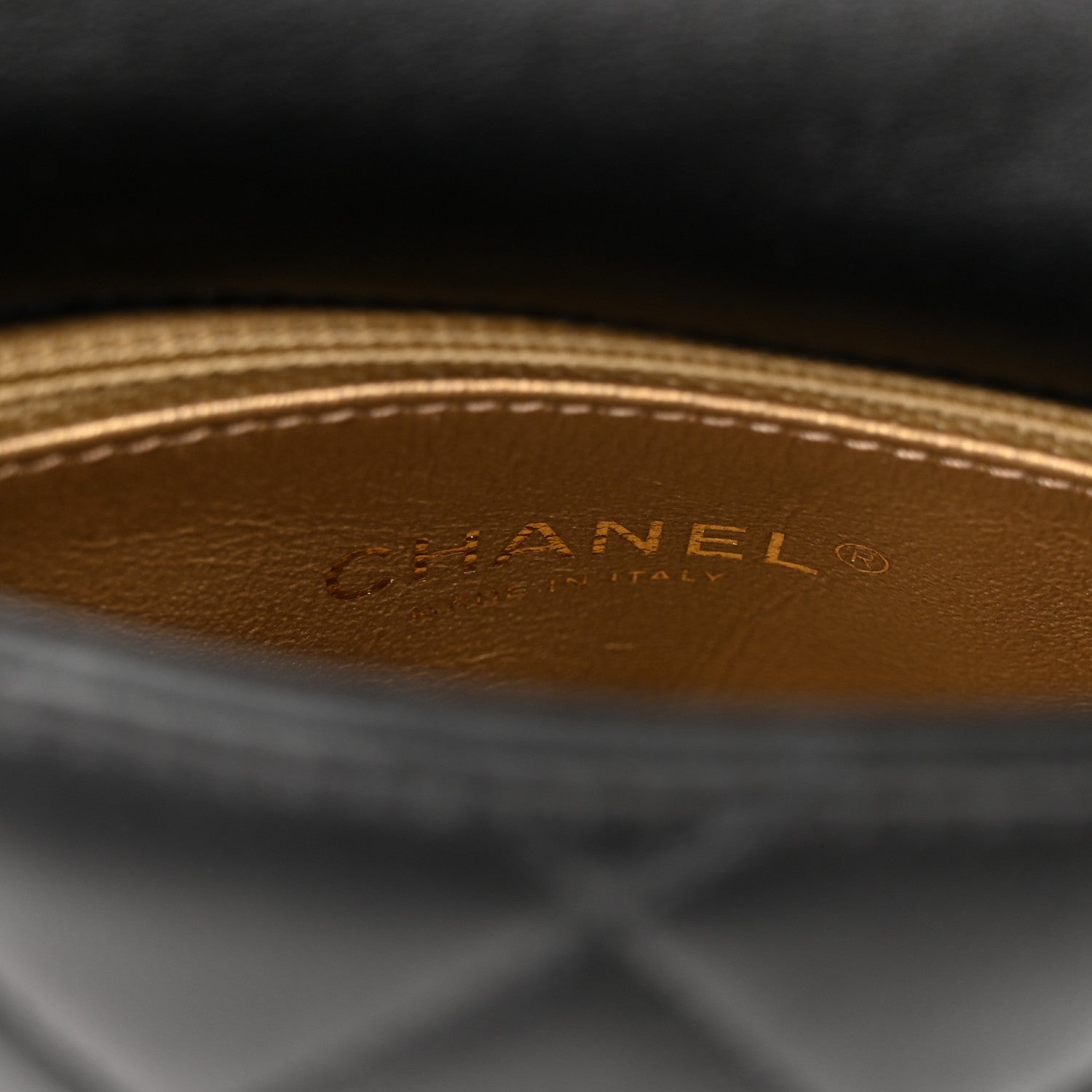 Chanel Lambskin Pearl Quilted Side Packs Black 6 of 11
