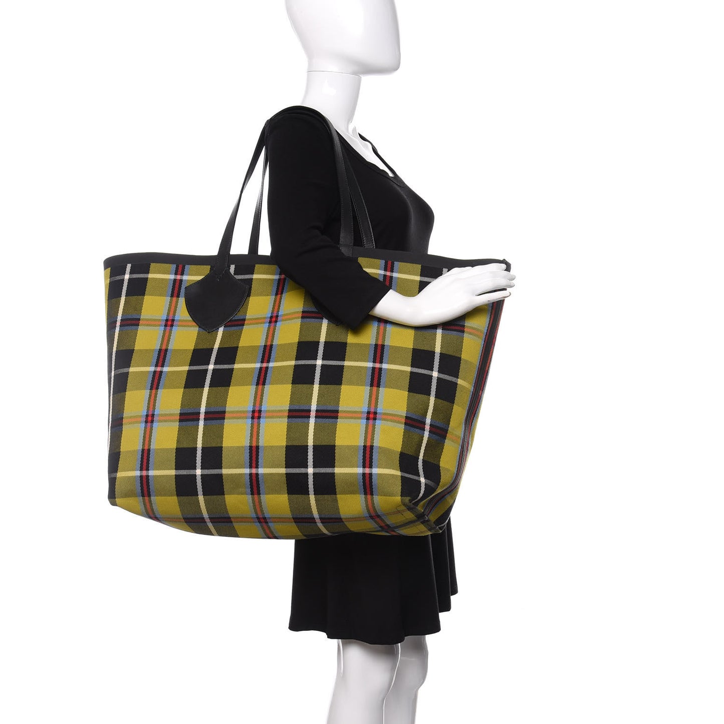 Vintage Check Extra Large The Giant Reversible Tote Antique Yellow