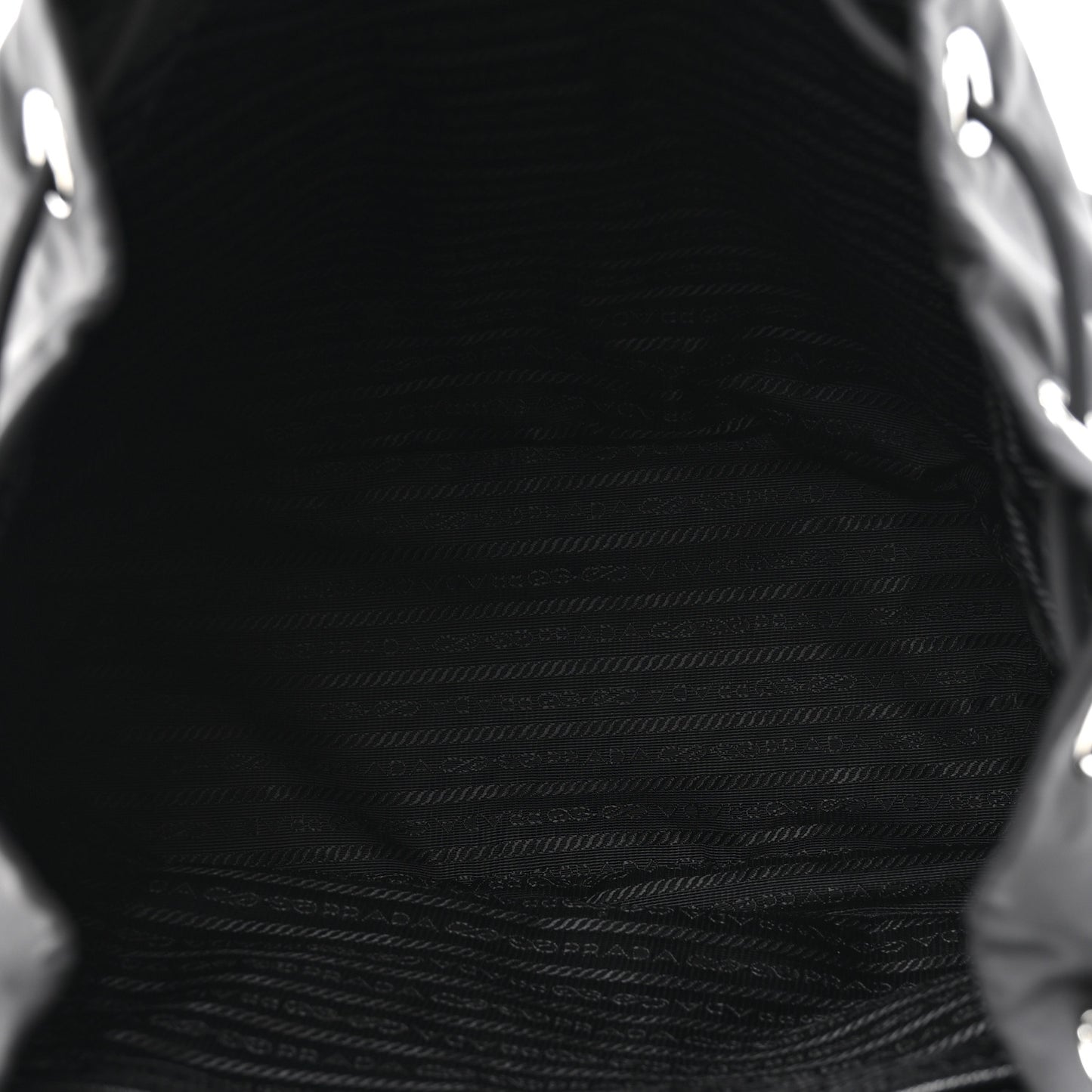 Re-Nylon Vela Saffiano Medium Backpack Black