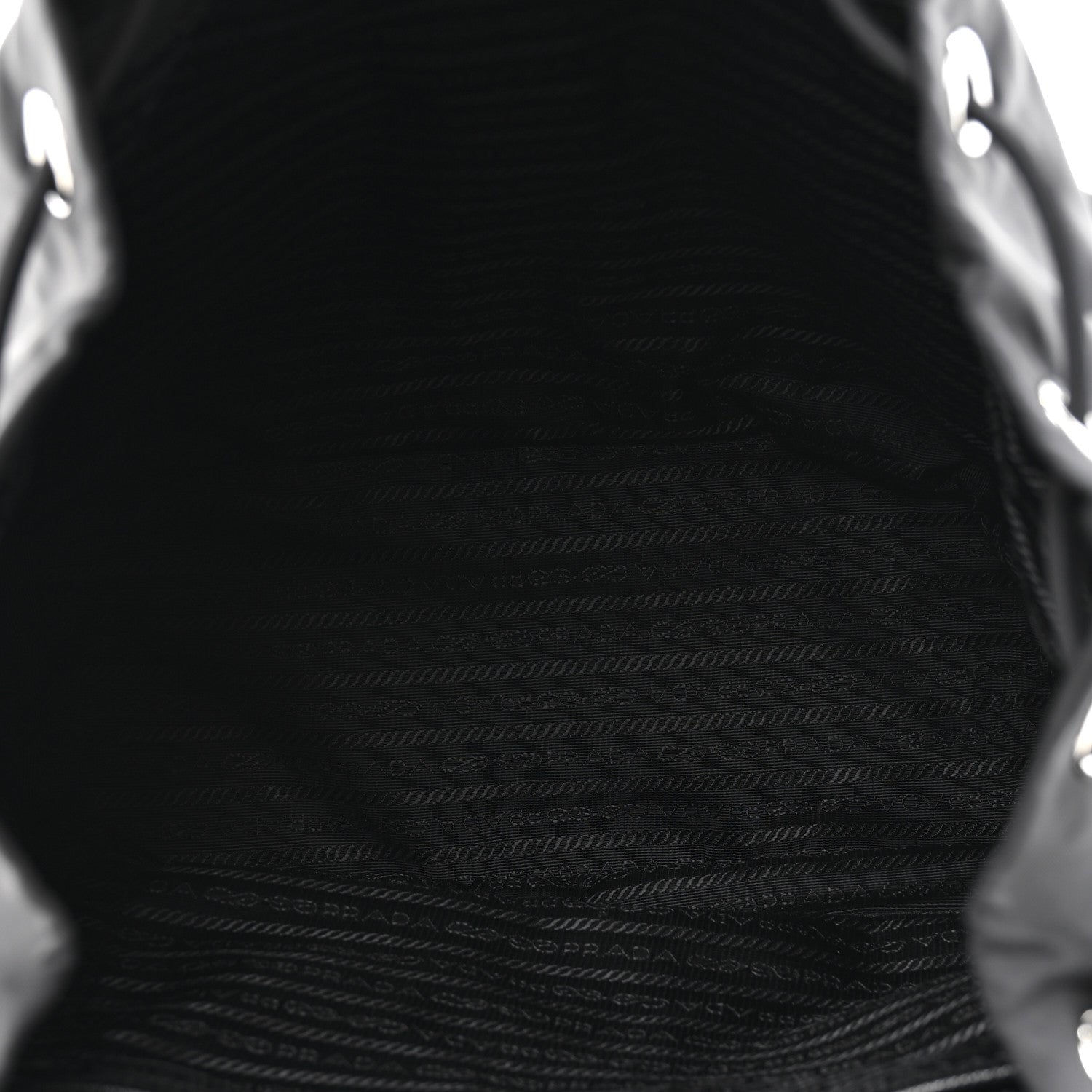 Prada Re-Nylon Vela Saffiano Medium Backpack Black 6 of 10