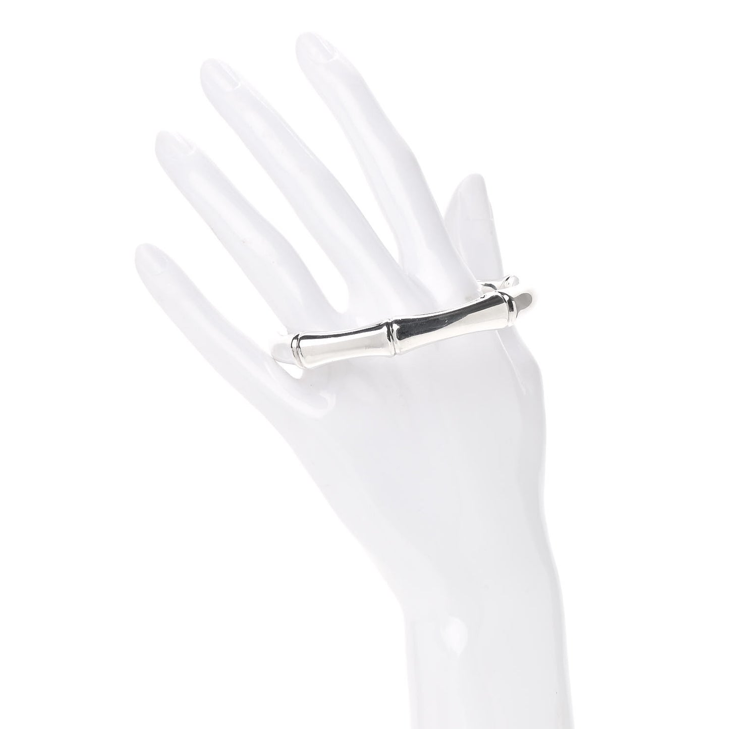 Sterling Silver Bamboo Cuff Bracelet 17