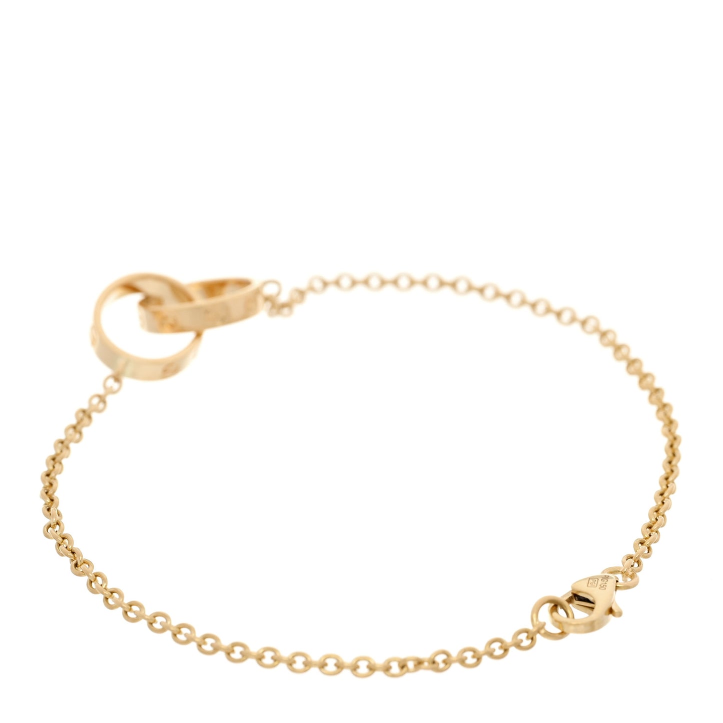 18K Yellow Gold Interlocking LOVE Bracelet