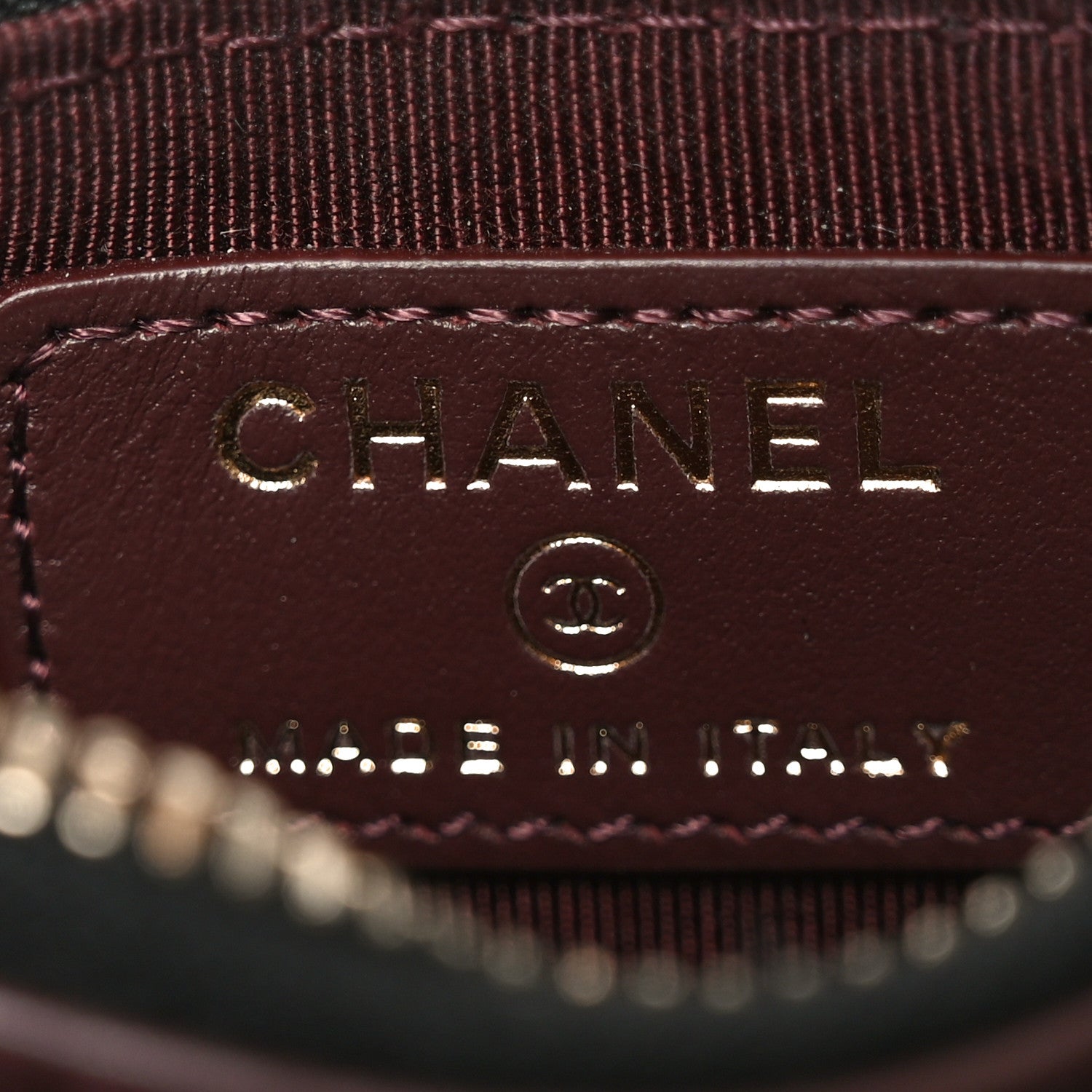 Chanel Caviar Quilted Compact Zipped Pocket Wallet Black 6 of 7