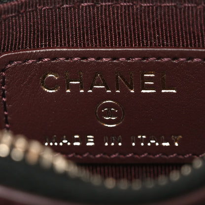 Chanel Caviar Quilted Compact Zipped Pocket Wallet Black 6 of 7
