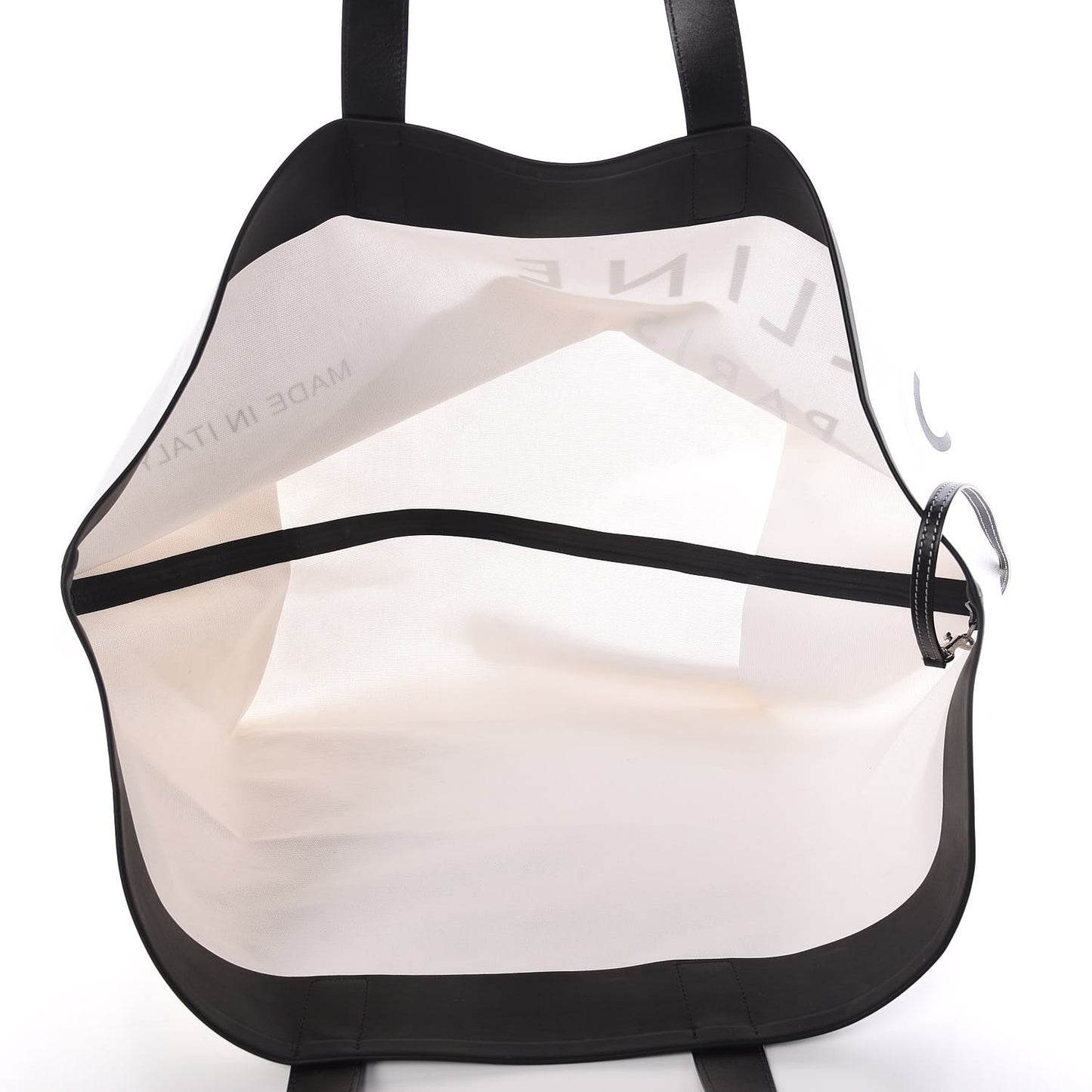Textile Medium Made In Tote Black White