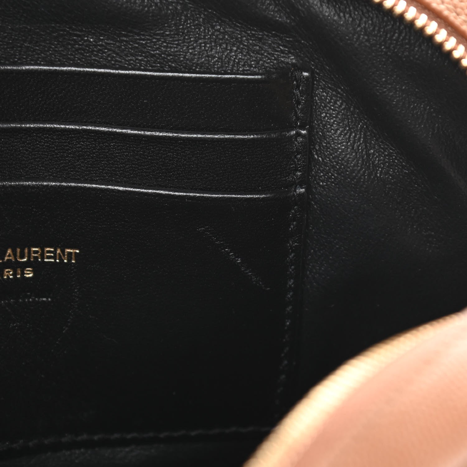 Saint Laurent Grain De Poudre Matelasse Monogram Mini Lou Camera Bag Dark Natural 12 of 13