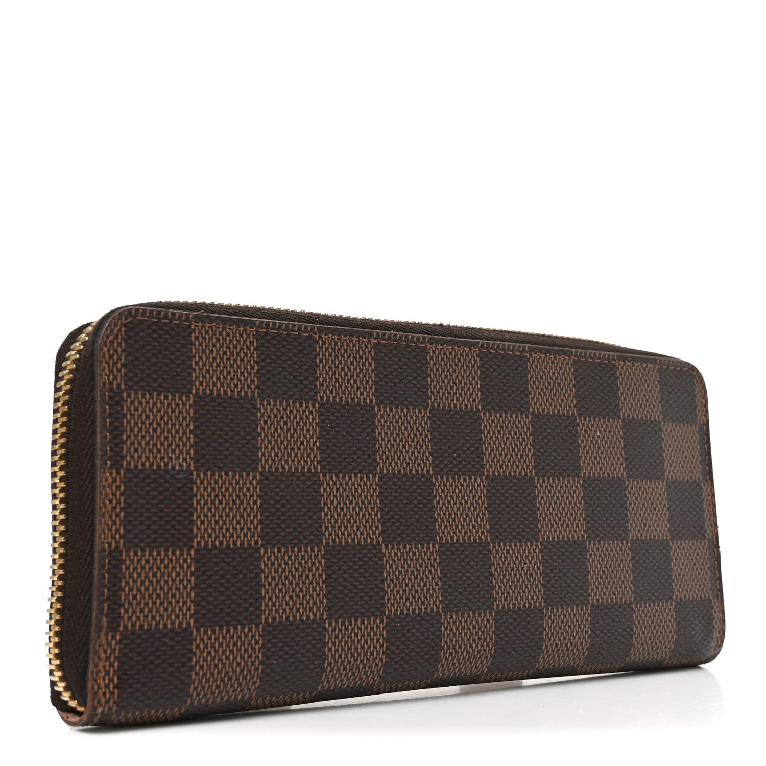 Louis Vuitton Damier Ebene Clemence Wallet Rose Ballerine 3 of 7