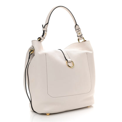 Burberry Grainy Calfskin Medium Sycamore Hobo White 3 of 21