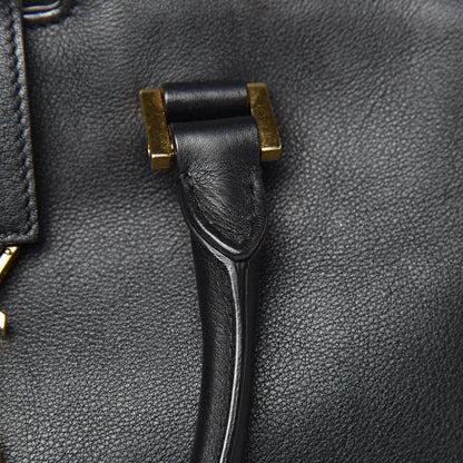Saint Laurent Calfskin Small Monogram Cabas Black 16 of 24