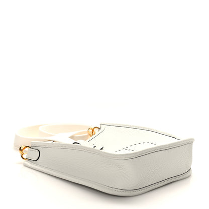 Hermes Taurillon Clemence Amazone Evelyne TPM New White 4 of 10