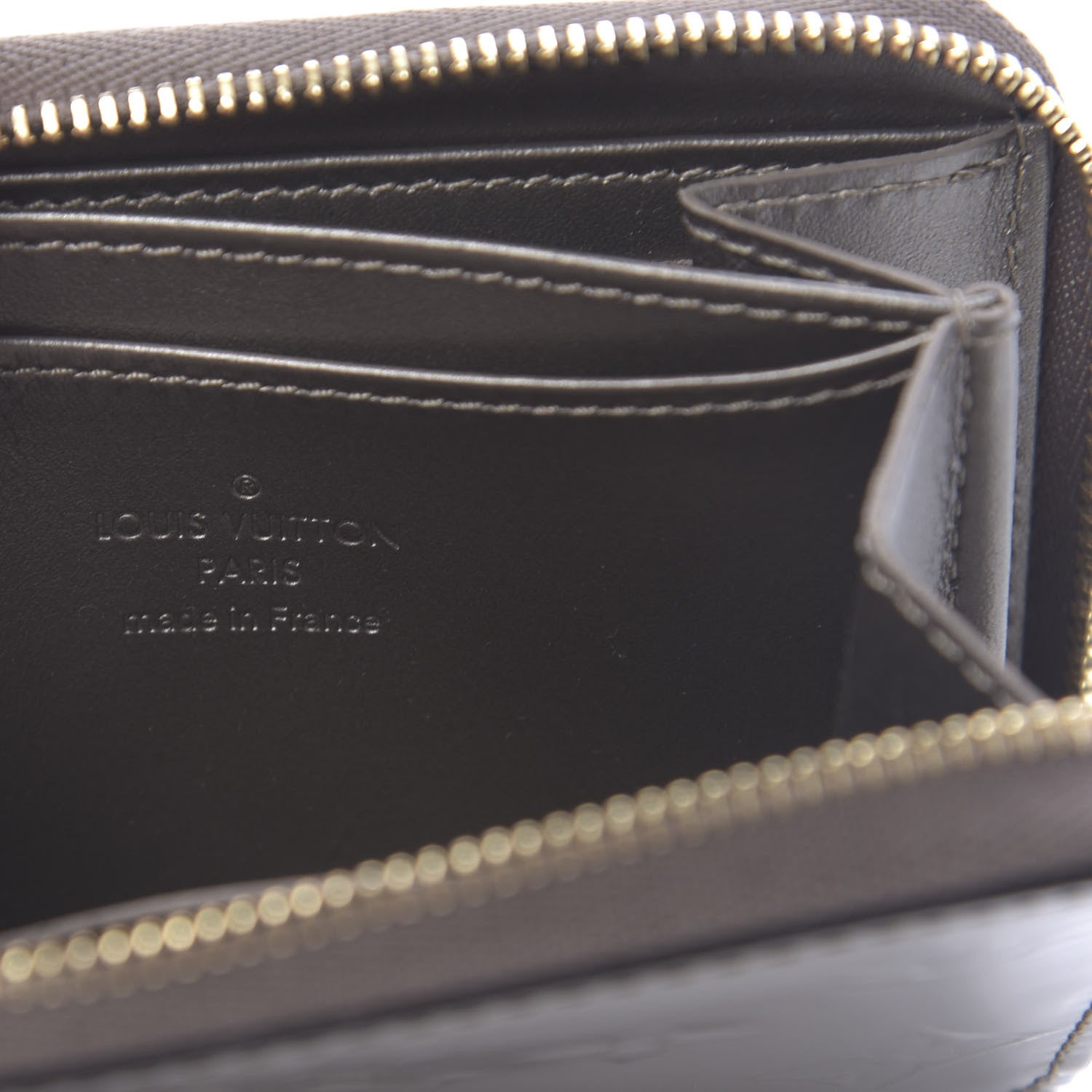 Louis Vuitton Vernis Zippy Coin Purse Champagne Metallise 6 of 7