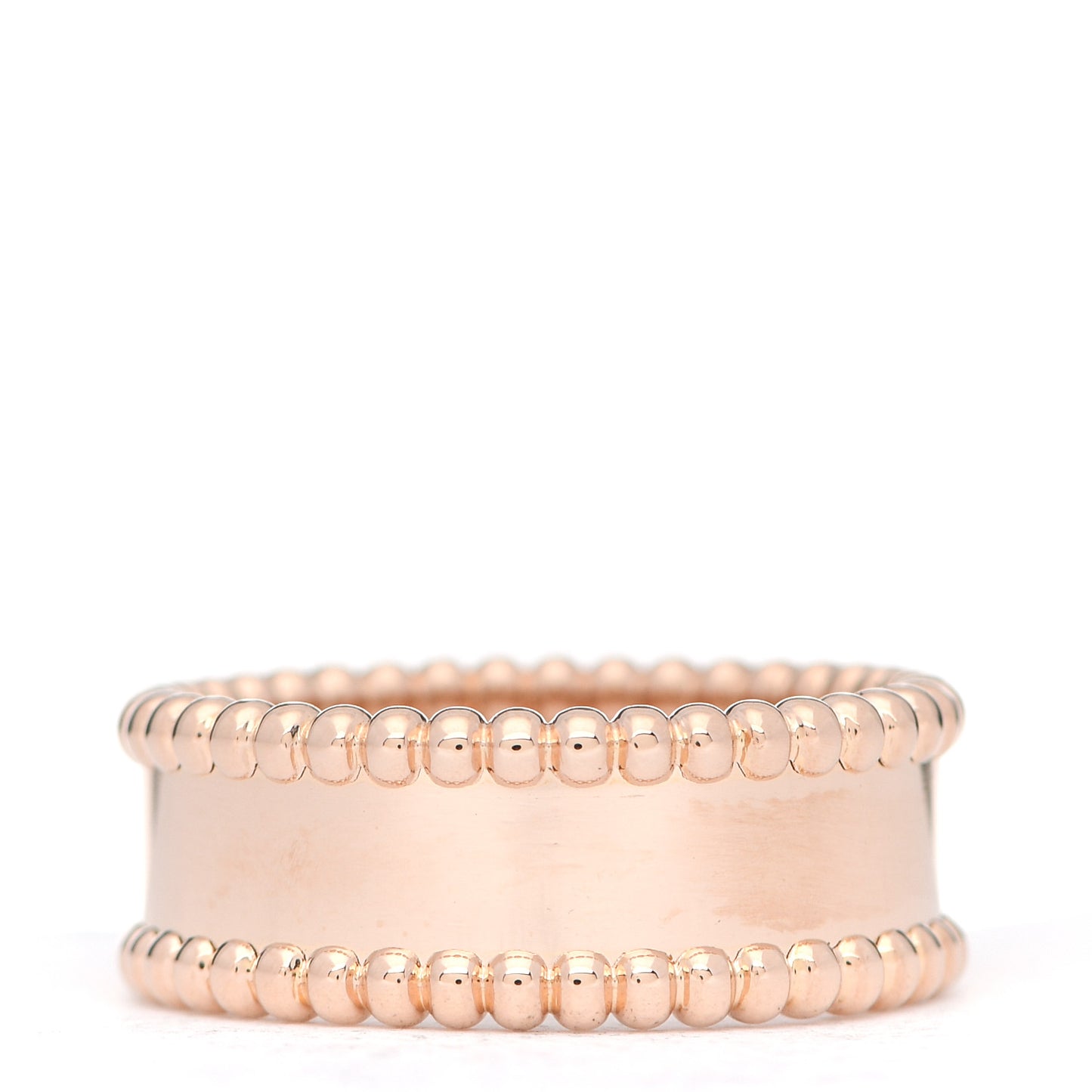 18K Rose Gold Perlee Signature Ring 55 7.25