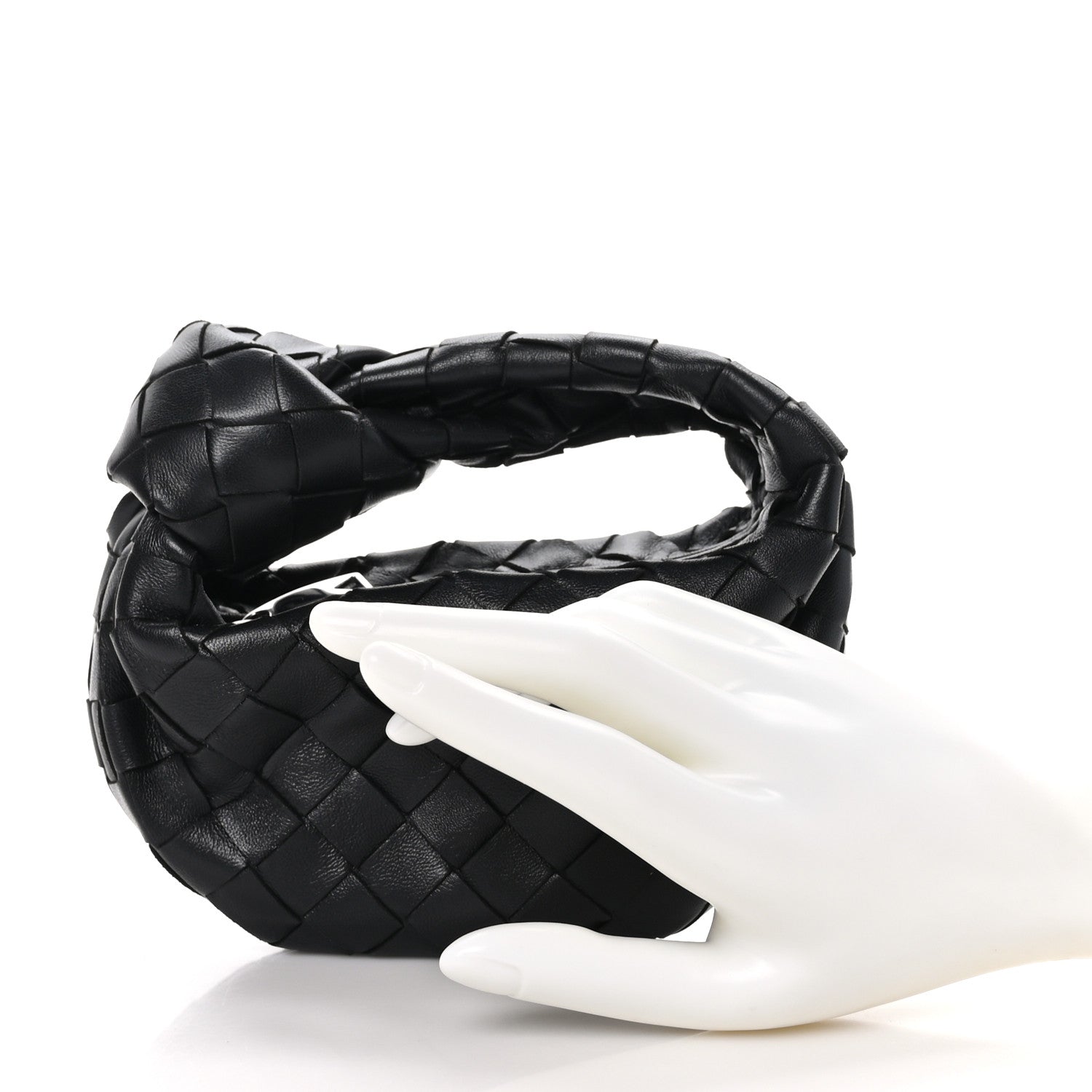 Bottega Veneta BOTTEGA VENETA Nappa Intrecciato Candy Jodie Black 2 of 8