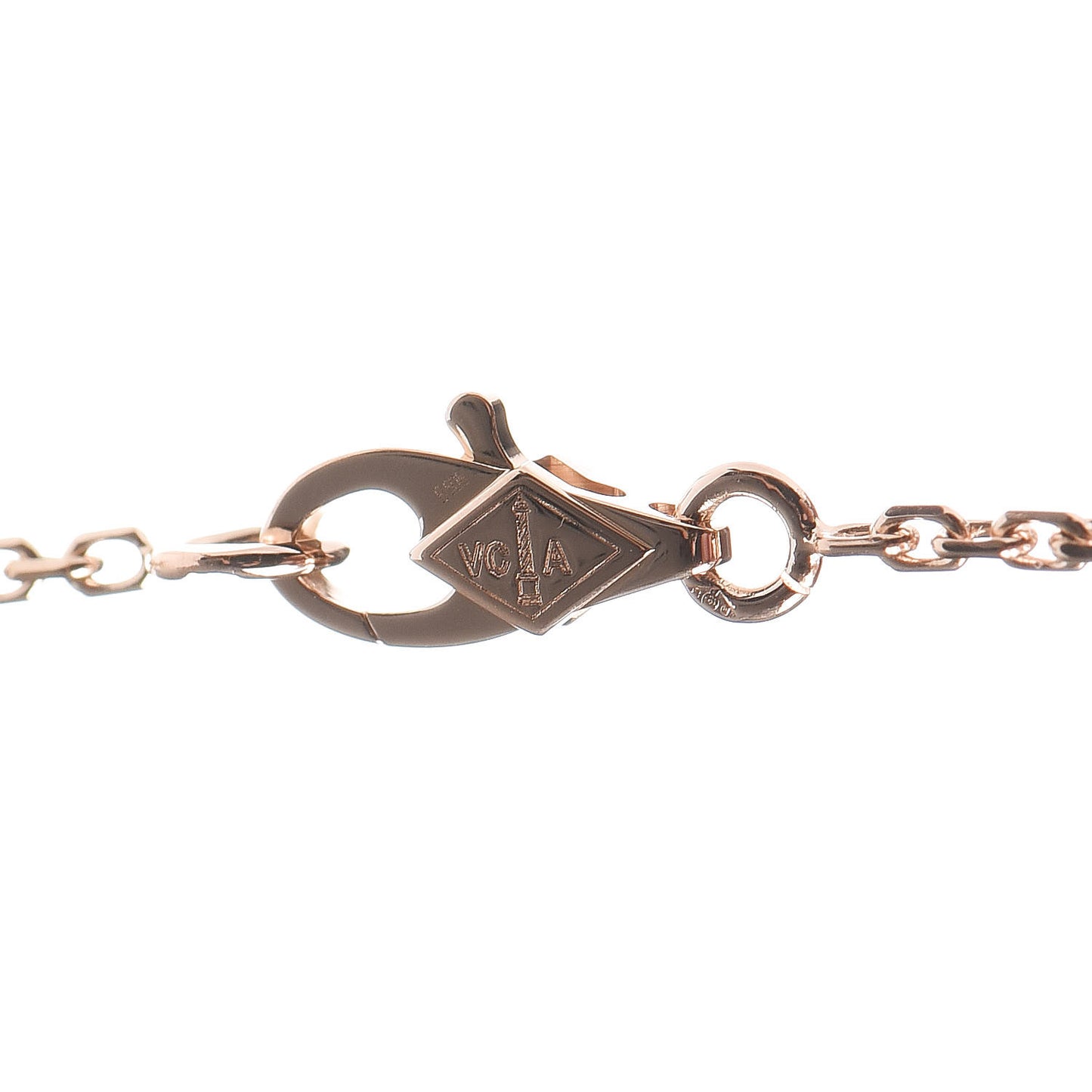18K Rose Gold 16 Motifs Sweet Alhambra Necklace