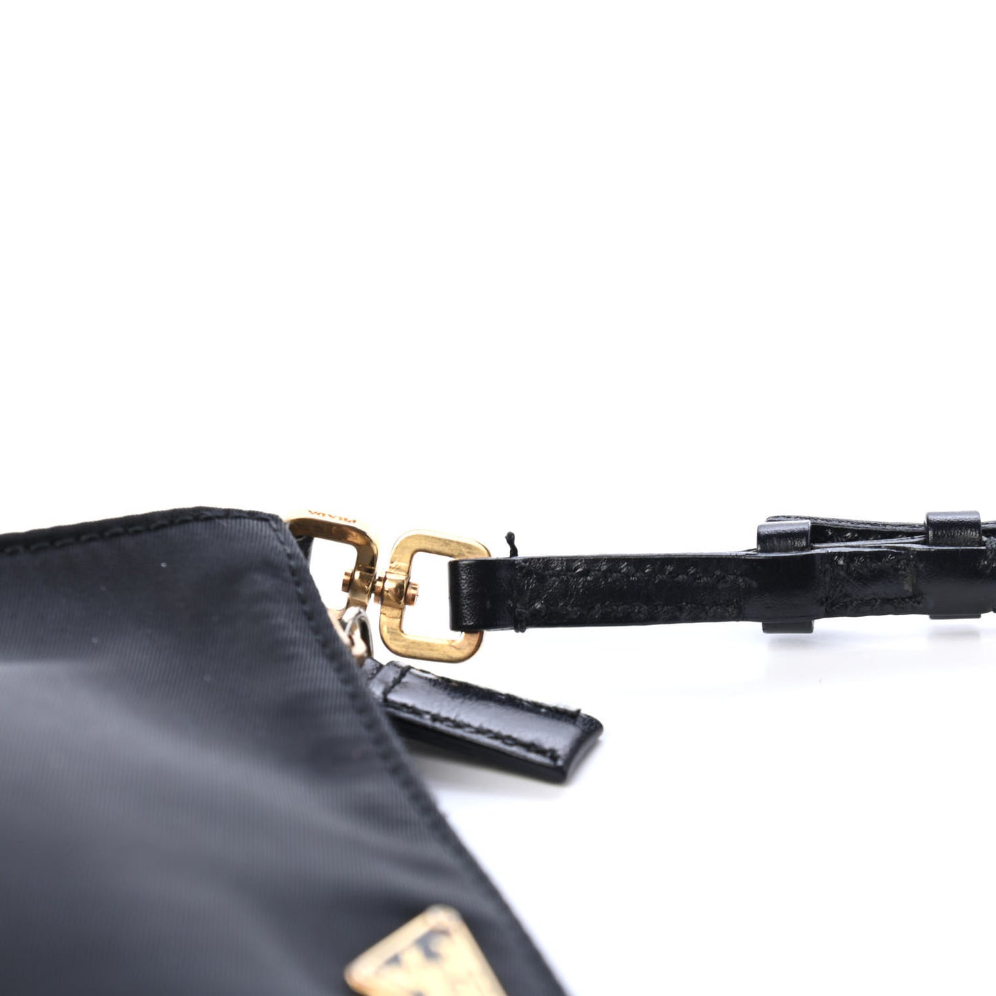 Tessuto Nylon Pochette Bag Black