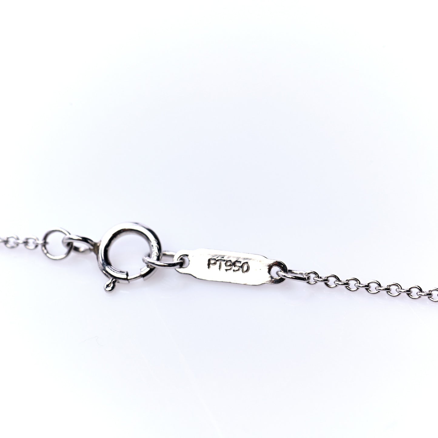 Platinum Diamond .74ct Solitaire Pendant Necklace
